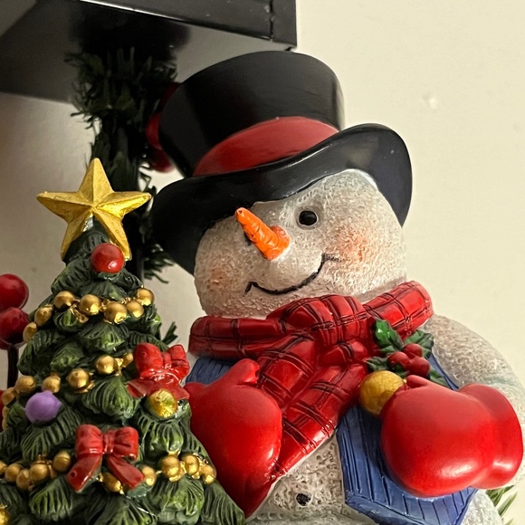 Bradford Exchange Snowman Be Merry Shine Bright Lantern Collection Gelsinger - Picture 7 of 9